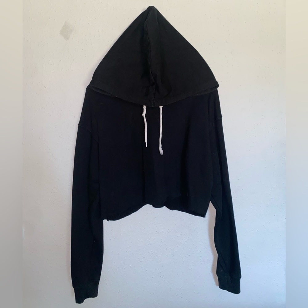 Wild Fable Black Crop Hoodie